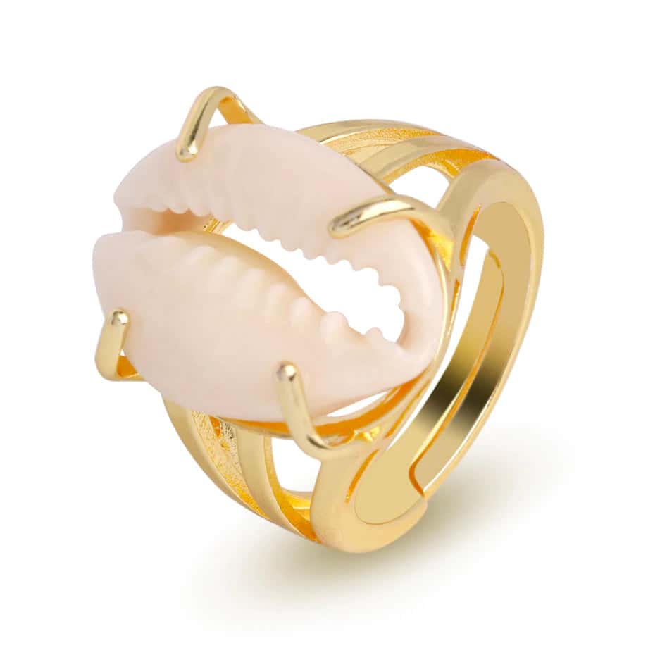 Snäckring Inställd Kauri (Guld)
