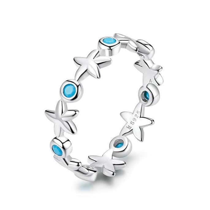 Snäckring Sjöstjärna (925 Sterling Silver)