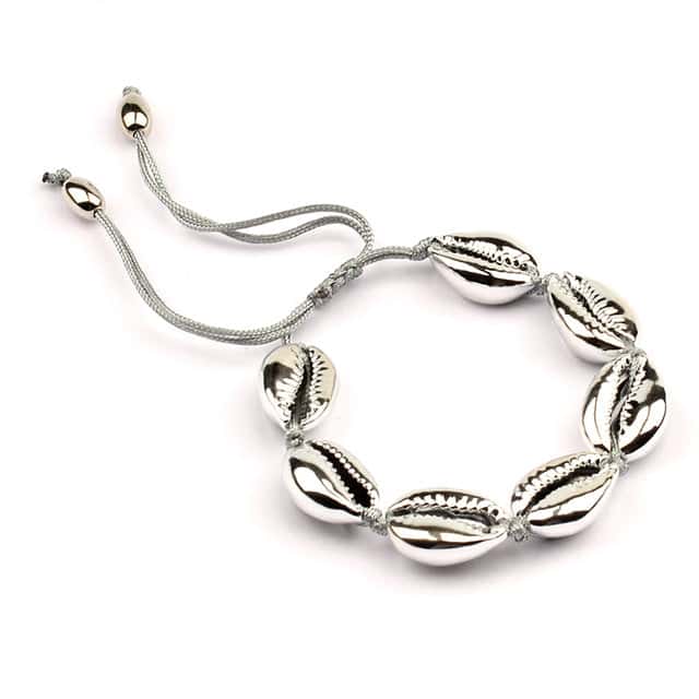 Snäckarmband Silver Cowrie